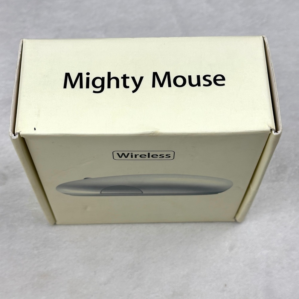 Apple Mighty Mouse Wireless Bluetooth Open-BoxA1197 MA272LL/A with CD